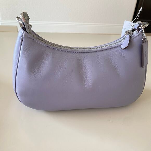 Coach CJ608 Teri Shoulder Bag Signature Quilting Mist - Picture 4 of 12